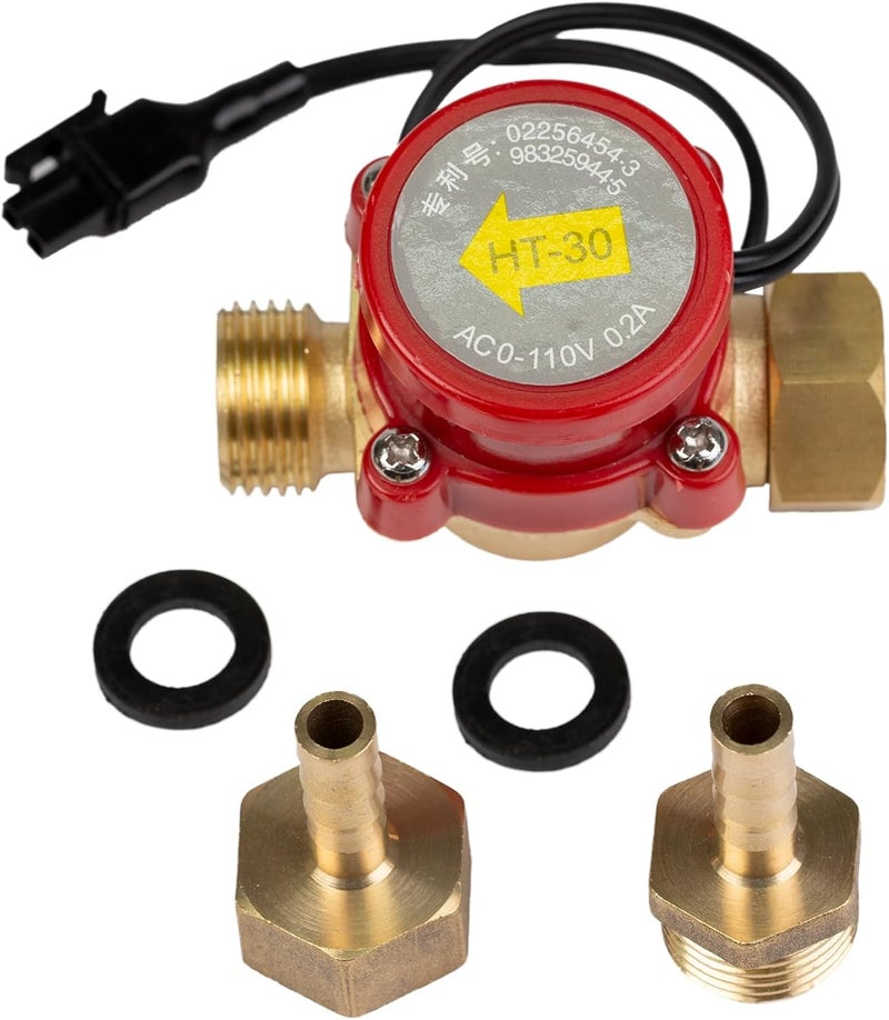 Cloudray Water Flow Switch Sensor DC 0-110V Caliber: 12mm HT-30 for Protecting CO2 Laser Tube - Image 2